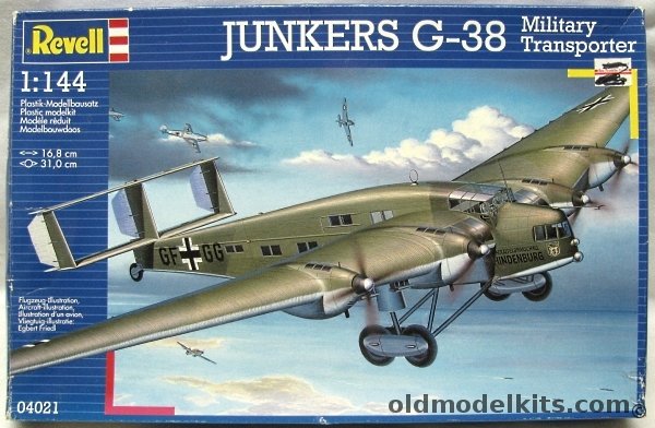 Revell 1/144 Junkers G-38 Transport, 04021 plastic model kit